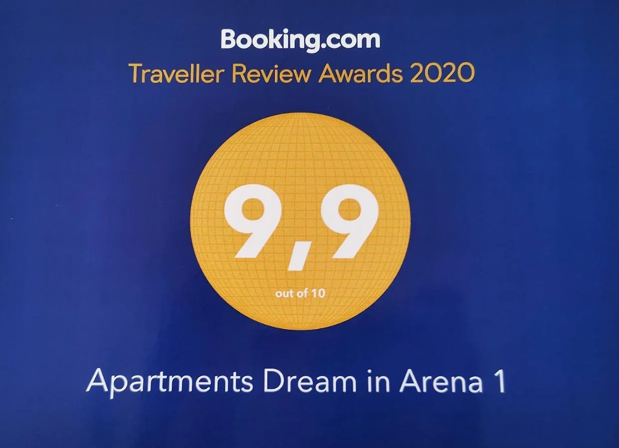 Apartments Dream In Arena 1 Pula Center Free Parking